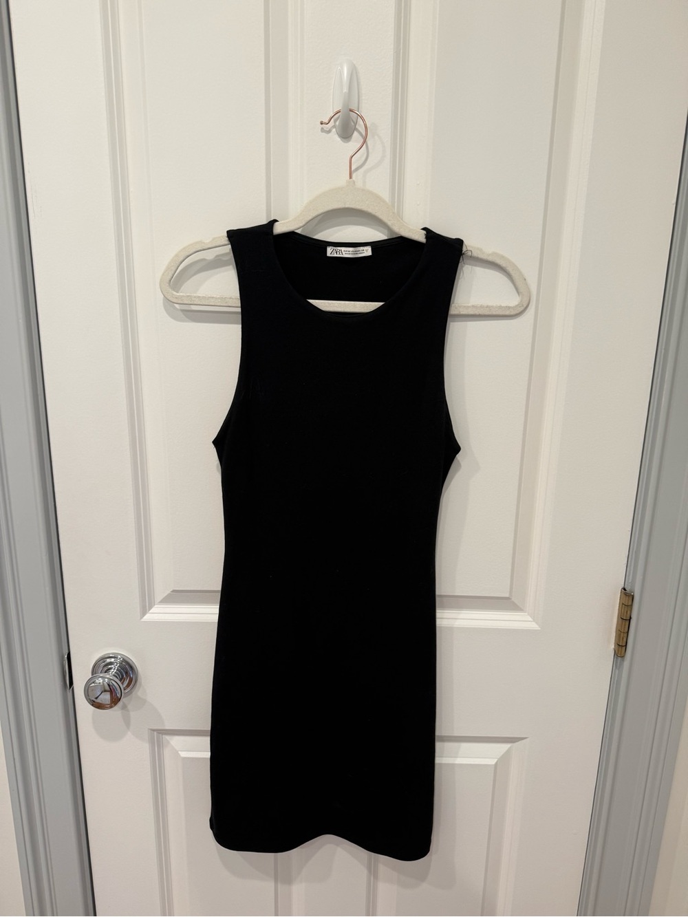 Zara Black Sleeveless Mini Dress